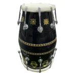 Professional Mango wood made Dholak with Goat skin on both side Nut & bolt fitting with Best quality bag