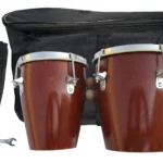 RAM Musical Two set mango wood sell Bongo With Dual Tone (Brown)